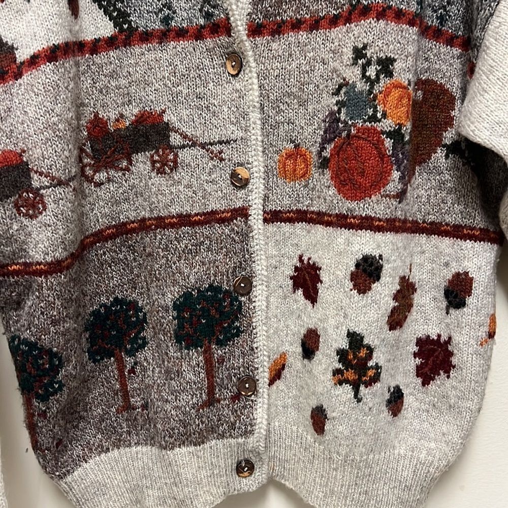 Vintage Woolrich Fall Sweater Medium - Picture 2 of 8